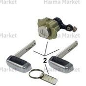 تصویر مغزی قفل چپ با 2 عدد تیغه هایما S5 شرکتی 