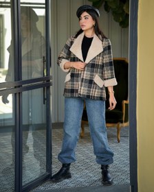 تصویر پالتو پشمی پاییزه/زمستانه کوتاه palto tedi kotah