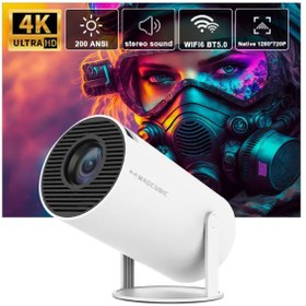 تصویر ویدئو پروژکتور هوشمند HY300 Ultra HD ا Ultra HD Video Projector orjinal