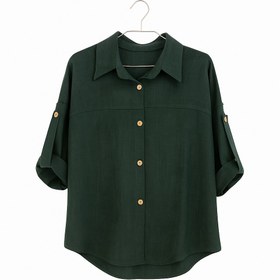 تصویر شومیز سبز گازوئیلی 