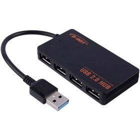 تصویر هاب 4 پورت USB 2.0 دی نت DT-422 D-Net DT-422 USB2.0 4Port HUB
