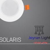 تصویر پنل 9 وات پارس شعاع توس مدل سولاریس - مهتابی 9 watt panel Pars Shua Tos Solaris model