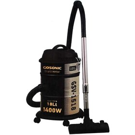 تصویر جاروبرقی سطلی گوسونیک مدل GSV-1518 Gosonic bucket vacuum cleaner model GSV-1518