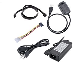تصویر تبدیل Sata و IDE به USB دیتکس 52x SATA/IDE To USB 2.0 Adapter