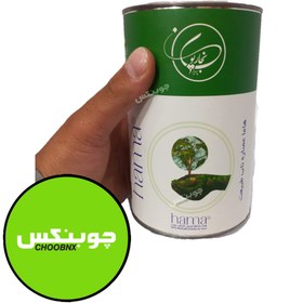 تصویر روغن یک لیتری بی رنگ (شفاف براق ) طبیعی گیاهی چوب هاما (HAMA) فروشگاه چوبنکس 