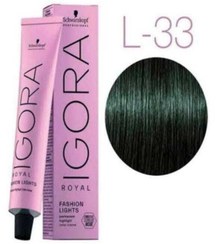 تصویر رنگ مو اورجینال برند Schwarzkopf color specialist مدل Igora L-33 کد 650655133 