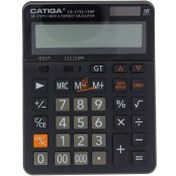 تصویر ماشین حساب رومیزی 16 رقم مدل CD-2752 کاتیگا CATIGA 