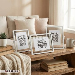 تصویر قاب عکس رومیزی ساده و مدرن سفید 