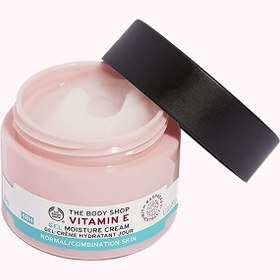 تصویر ژل کرم مرطوب کننده و آبرسان ویتامین E بادی شاپ-The body shop Vitamin E انواع پوست 