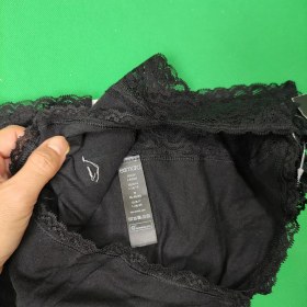 تصویر شورت نخی مشکی زنانه اسمارا مدل 42374 مجموعه ۵ عددی 