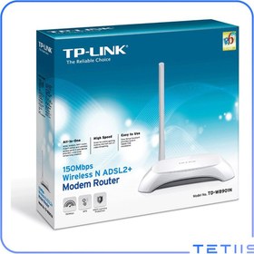 تصویر مودم تی پی لینک وایرلس TD-W8901N TP-LINK ADSL2 Plus TD-W8901N_V1 Wireless N150 Modem Router