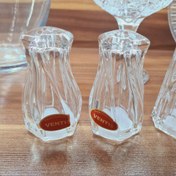 تصویر نمکدان تولیپ بسته ۲ عددی کریستال 