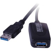 تصویر کابل افزایش طول 5 متری USB 3.0 بافو BF-3003 BAFO BF-3003 5m USB 3.0 Extender Cable