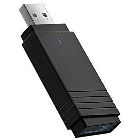 تصویر آداپتور USB WiFi YEHUA USB برای رایانه / دسک تاپ / لپ تاپ 5G دانگل دو سیم بی سیم 2.4G / 5G 600Mbps بلوتوث 4.2 برای رایانه های Windows XP / 7/8/10 / Vista ، Mac OS ، Linux 