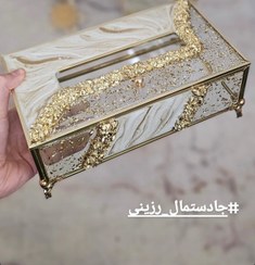 تصویر جادستمال کاغذی شیشه ای 