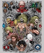 تصویر متال پوستر انیمه Attack on Titan کد N206 