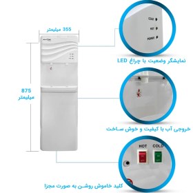 تصویر آبسردکن آوکس مدل باروس SS200 - سفید 