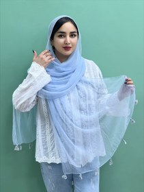 تصویر شال حریر کریشه - دو 