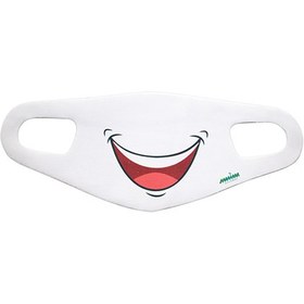 تصویر ماسک پارچه‌ای طرح لبخند مانیما سلامت 