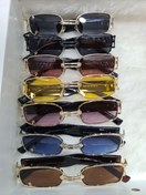 تصویر عینک آفتابی جنتل مانستر فلزی پرسینگ دار - طلایی بنفش 