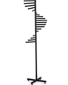 تصویر رگال لباس و شال مدل شاخکی - مشکی 