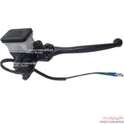 تصویر پمپ ترمز دیسک بالا هوندا با مخزن پلاستیکی 