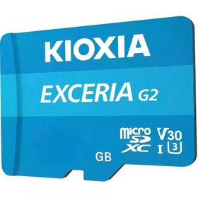 تصویر کارت حافظه میکرو کیوکسیا مدل EXCERIA G2 V30 U3 A1 100MB/s ظرفیت 64 گیگابایت 