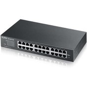 تصویر سوییچ 8 پورت گیگابیتی با 4 پورت POE زایکسل مدل GS1100-8HP switch ZYXEL 8port gigabit 
