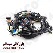 تصویر سیم کشی داخل موتور پراید کد SBW8067040 دناکو | دسته سیم پراید با بلوک ای بی اس BWI 