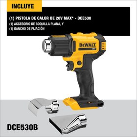 تصویر تفنگ حرارتی شارژی Dewalt 20V Max Cordless Heat Gun - ارسال ۱۰ الی ۱۵ روز کاری 