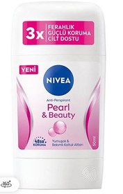 تصویر دئودورانت استیک زن مروارید و زیبایی 50 میلی لیتر NIVEA 