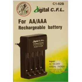 تصویر شارژر باتری دیجیتال سی اف ال مدل C1-02B Digital C.F.L. C1-02B Battery Charger