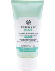 تصویر لوسیون آبرسان و ضد آفتاب آلوئه ورا بادی شاپ The Body Shop Aloe Soothing Moisture Lotion 