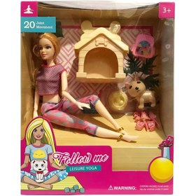 تصویر باربی با خانه سگ کد 1850 