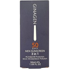 تصویر کرم ضدآفتاب آقایانSPF50 ژیناژن 