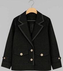 تصویر کت جین مشکی زنانه 