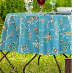 تصویر رومیزی مادام کوکو 4 نفره مدلviolet indigo 