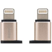 تصویر مبدل micro USB به لایتنینگ ریمکس مدل RA-USB2 Micro USB to Lightning Remix RA-USB2 Converter