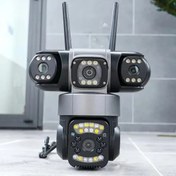 تصویر دوربین سه لنز سیمکارتی S400-V کیفیت Okam Pro 4K - بدون برق اضطراری / به همراه کارت حافظه 64GB 