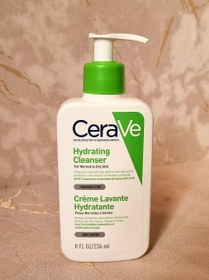 تصویر شوینده صورت آبرسان خیلی قوی سراوی اصلی Hydrating cleanser