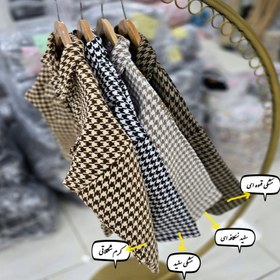 تصویر کت کوتاه پاییزه دکمه دار جیب دار دخترانه 