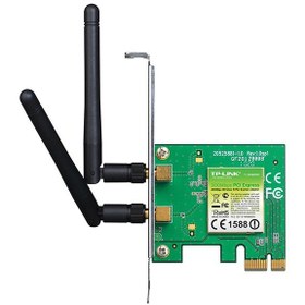 تصویر کارت شبکه بی‌سیم دو بانده و PCI Express تی پی-لینک مدل TL-WDN3800_V1 TP-LINK TL-WDN3800_V1 N600 Wireless Dual Band PCI Express Adapter