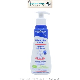 تصویر لوسیون مرطوب کننده صورت و بدن کودک هیدرودرم حجم ۲۰۰ میلی لیتر Hydroderm Moisturizing Lotion