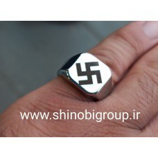 تصویر انگشتر نازی سفید 