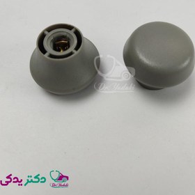 تصویر دکمه تنظیم ارتفاع کمربند ایمنی پژو 405 خاکستری شرکتی ایساکو اصل 2250800299 