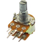 تصویر ولوم دوبل 50K اهم استاندارد WH148 Double Linear Potentiometer B50kΩ - 6Pin