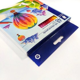 تصویر مداد رنگی استدلر مدل Soft ۴۸ رنگ جعبه مقوایی 