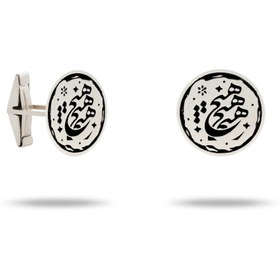 تصویر دکمه سردست گرد هیچ 