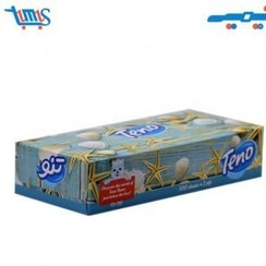 تصویر دستمال کاغذی 100 برگ تنو Teno Flower 100 Paper Tissues