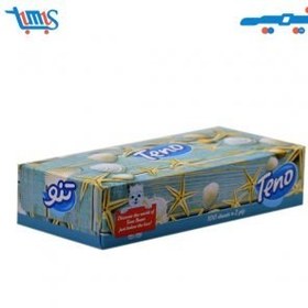 تصویر دستمال کاغذی 200برگ تنو ا 200 handkerchiefs tno 200 handkerchiefs tno